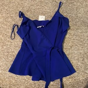 NWT Monteau royal blue tank